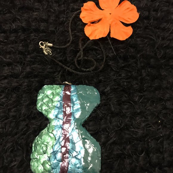 Reversible Unique Vintage Rare One of a Kind Handmade Necklace - Picture 11 of 16